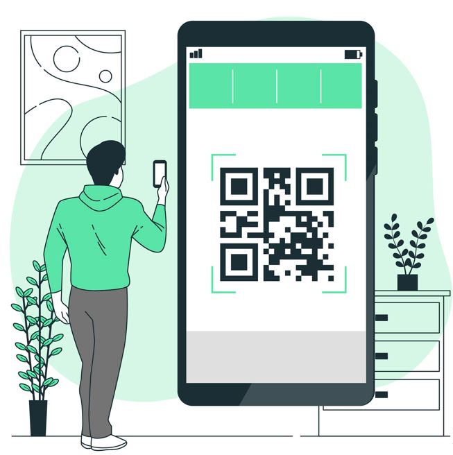 Utilisation d’un QR code lors d’un événement